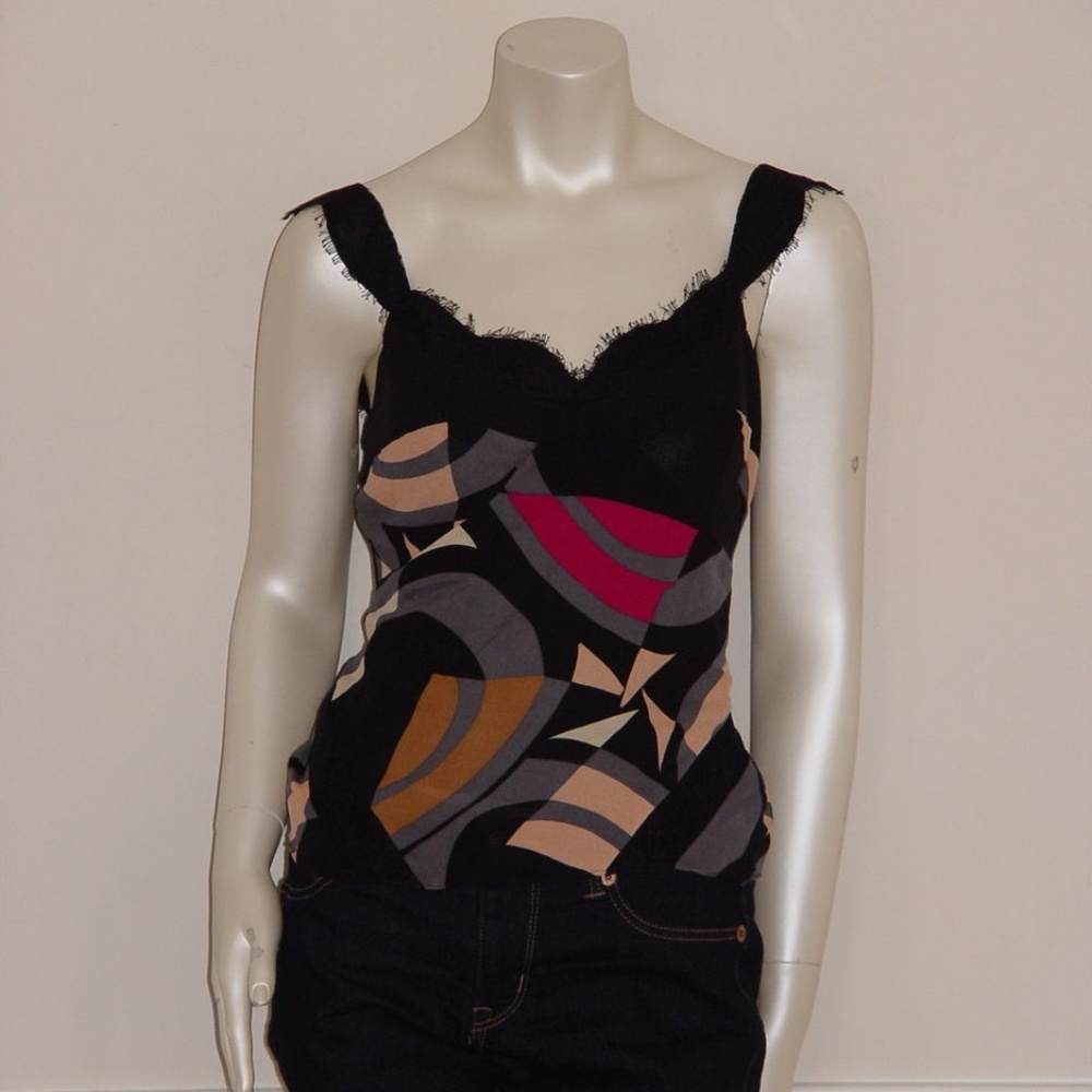 DIANE von FURSTENBERG ROSEN OVALBERG PINK TOP - 2